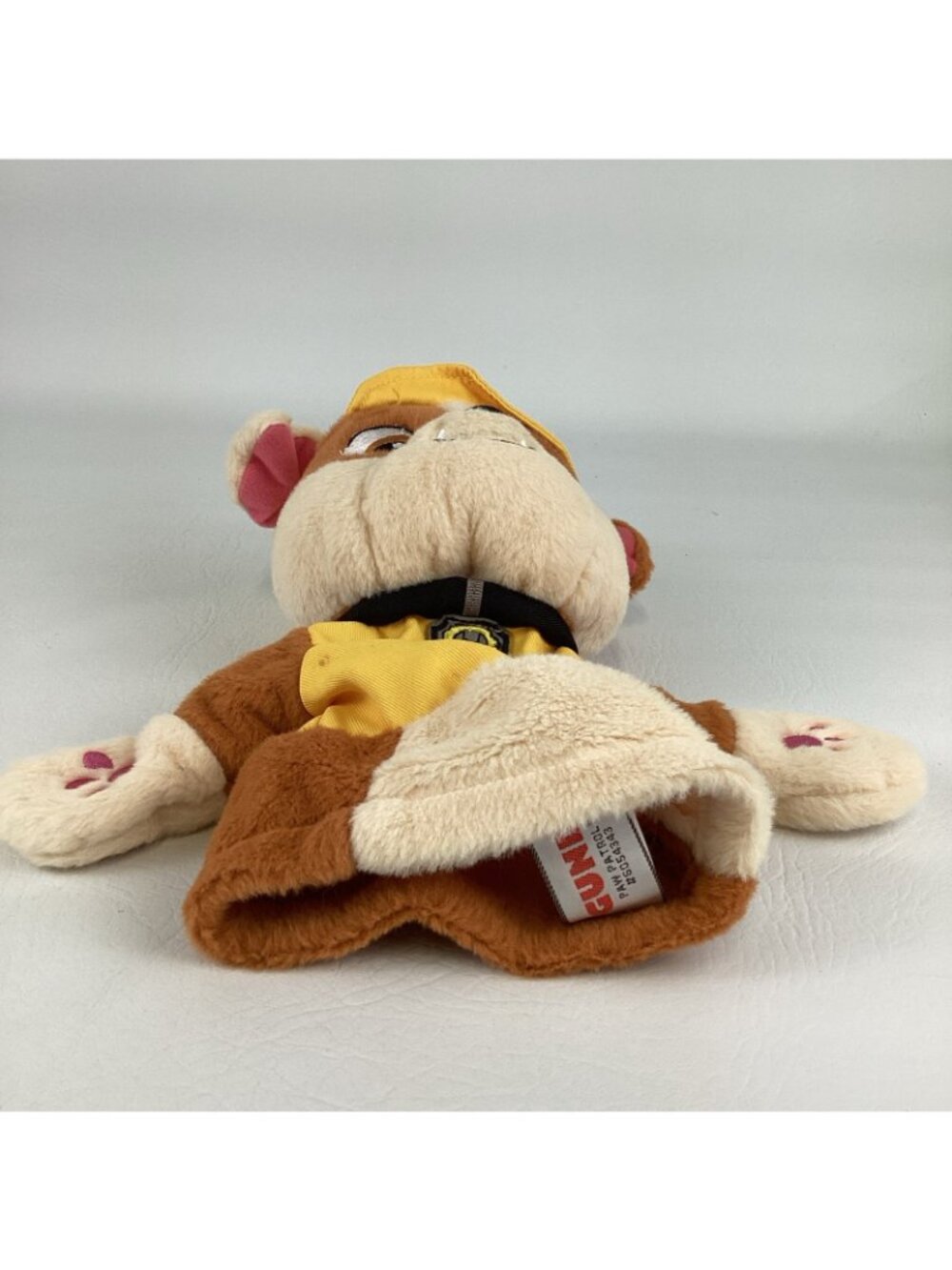 Paw Patrol Plush Bundle Rubble Hand Puppet Ty Tracker Clip Rocky Marshall Lot - Picture 4 of 8
